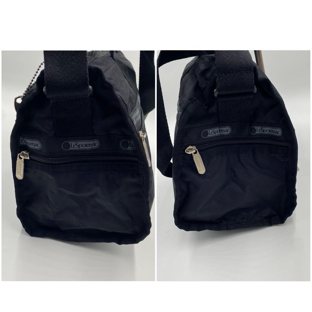 美品✨ レスポートサック ボストンバッグ 2way ショルダー ブラック 大容量