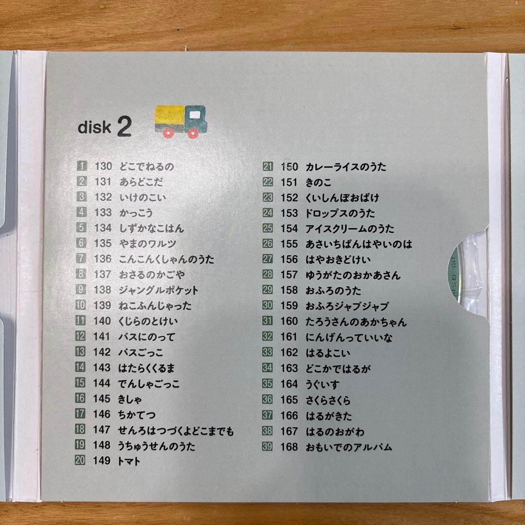 ことばの豊かな子を育てるくもんのうた200えほん アルバムセット