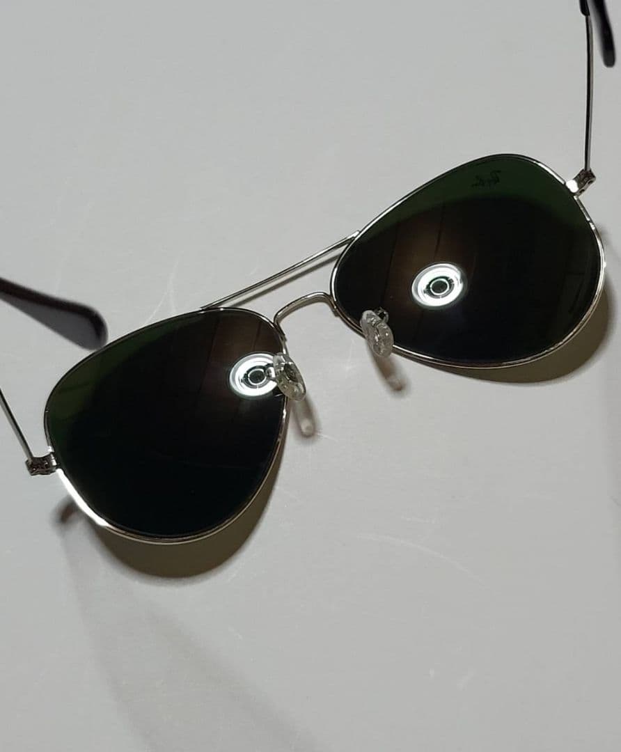 ◆Ray-Ban◆サングラス　アビエーター ミラーレンズ　ケース付き