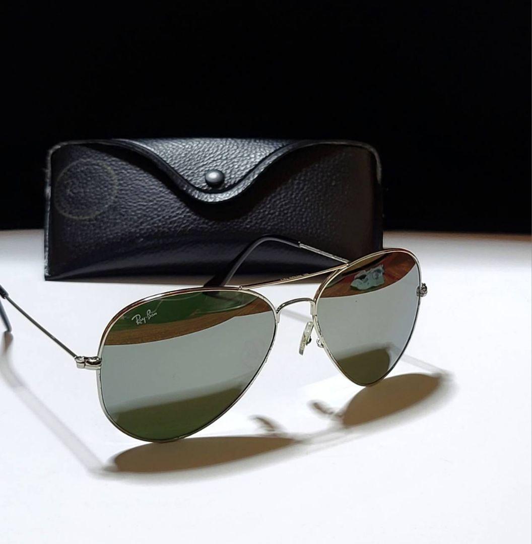 ◆Ray-Ban◆サングラス　アビエーター ミラーレンズ　ケース付き