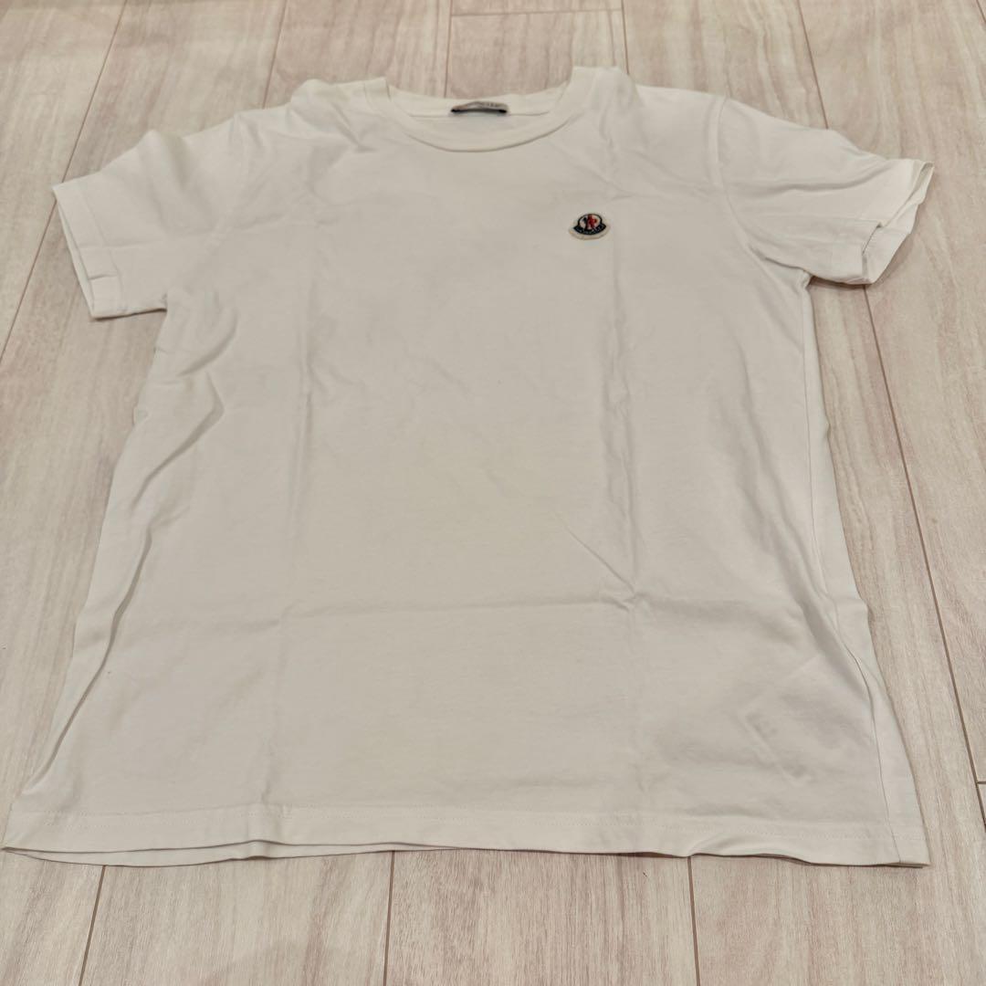 モンクレール　レディースTシャツ　白Tシャツ　無地