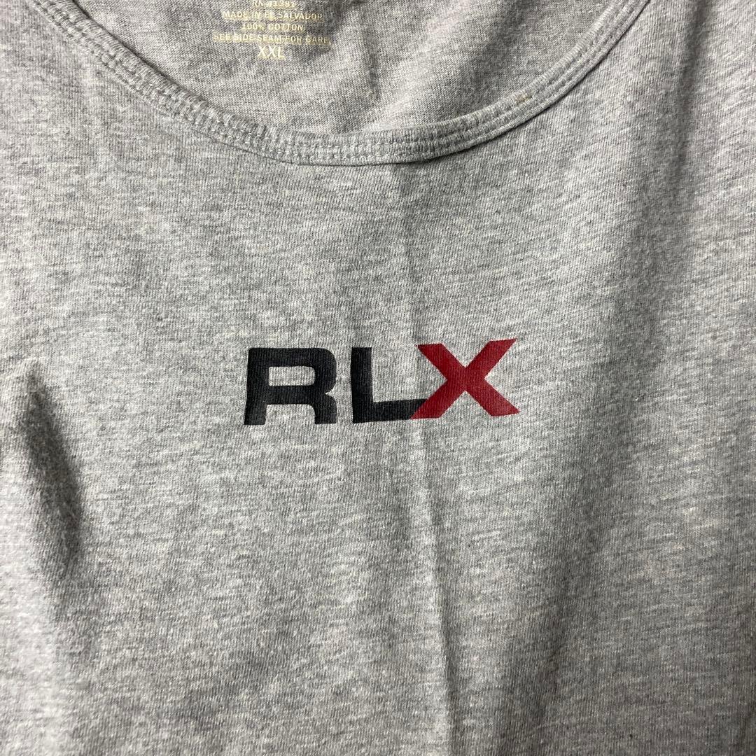 【00sオールド】RLXポロスポーツ オーバーサイズ　サイドライン タンクトップ