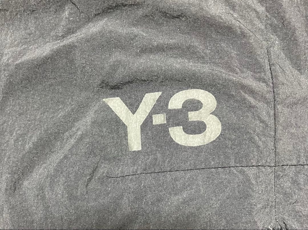 【美品】Y-3（ワイスリー）ブラックナイロンパンツ