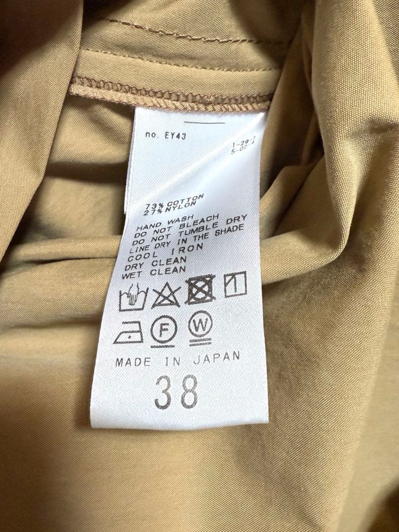 Plage テントコート 38 キャメル ベージュ
