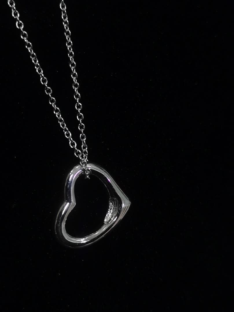 Tiffany & Co. ハートネックレス シルバー 925 ロゴ入り 美品