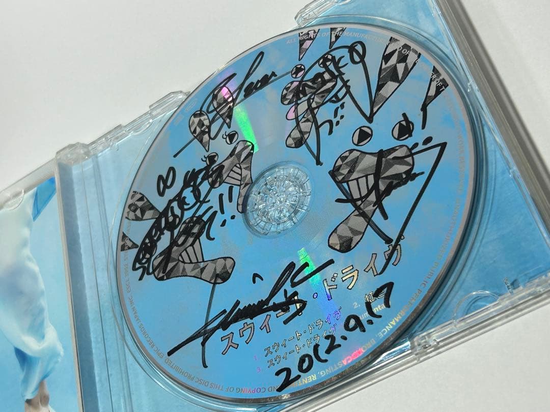 【本人直筆】7!! seven oops 初期4人 サインCD