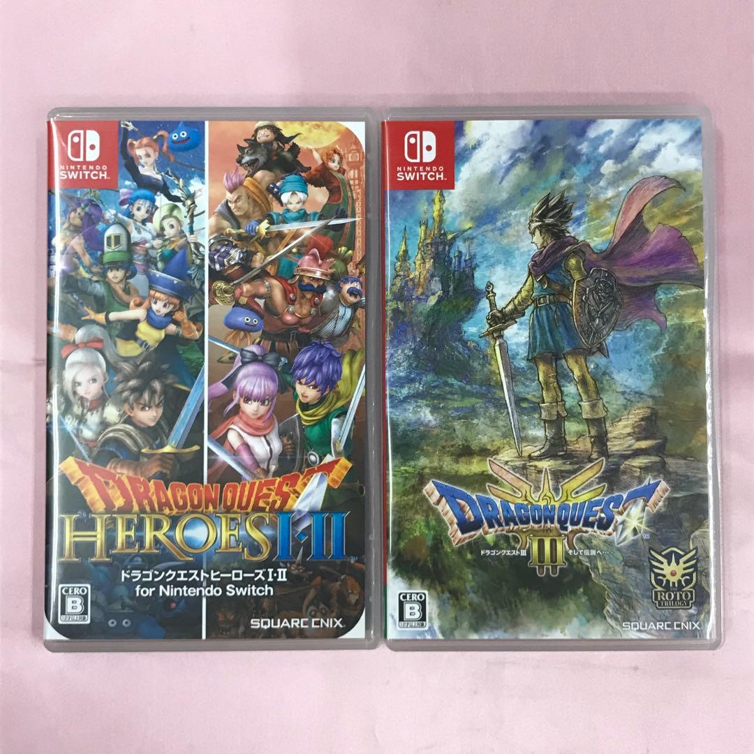 【送料無料】Switch ドラゴンクエスト3 ヒーローズ1・2 セット