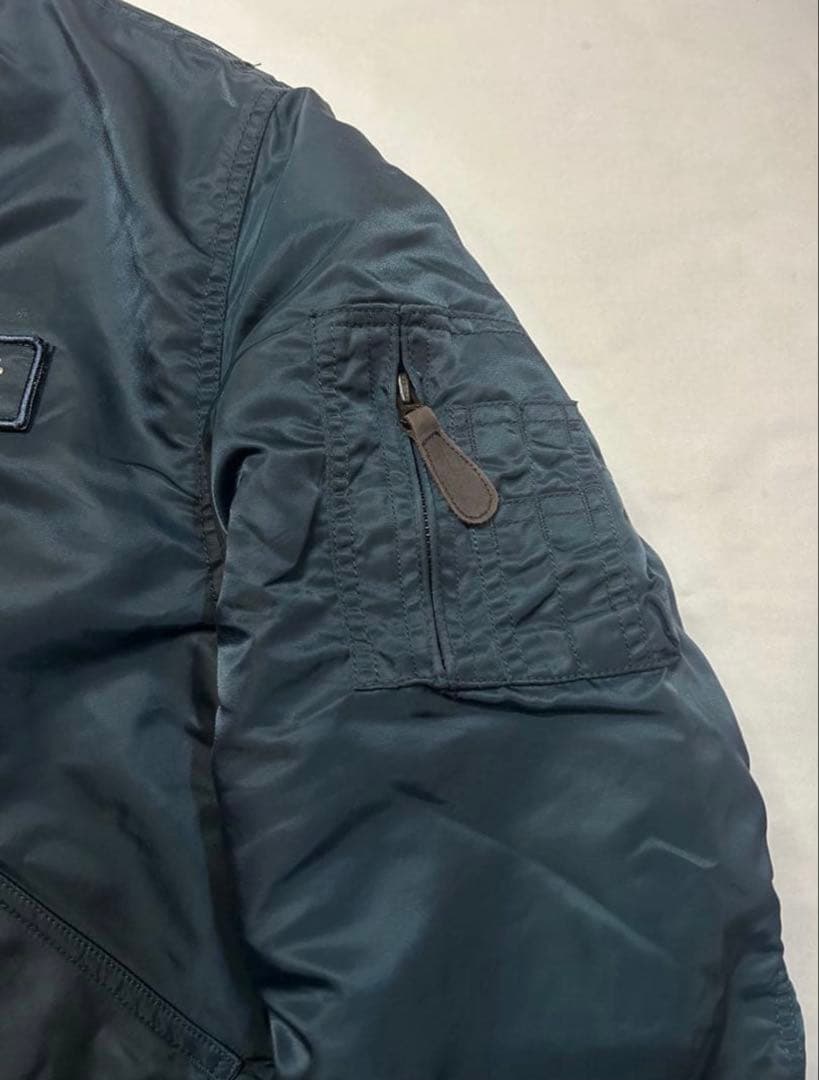 激レア未使用 田中シェン着Schott NYC flight jacket 紺