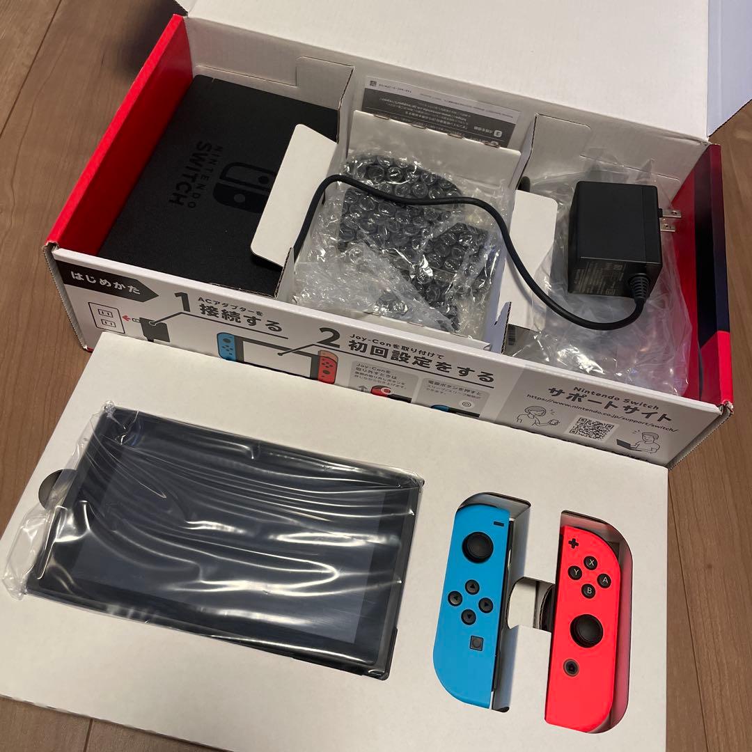 【新品未使用】Nintendo Switch 本体 ネオンブルー・レッド