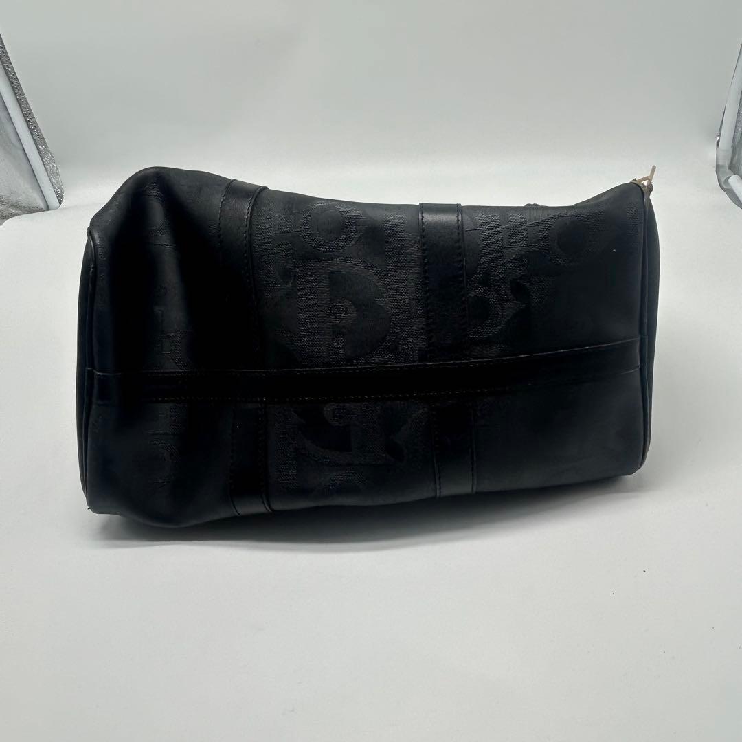 dior トロッター　ボストン　バッグ　pvc レザー