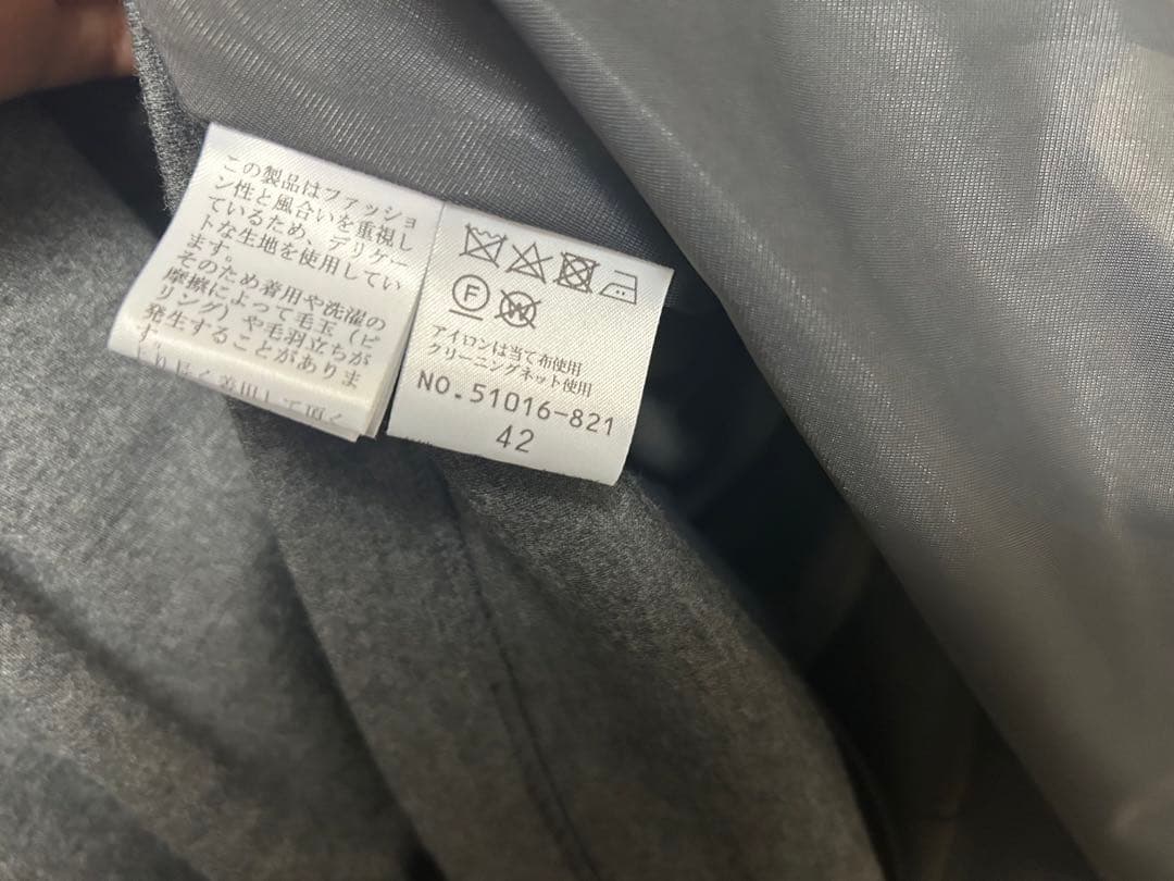 美品　ローズティアラ　ウール100%ワンピース　42