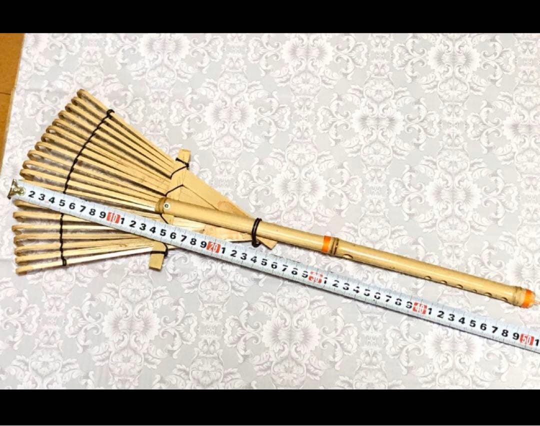 《実用》篠笛セット【熊手篠笛と専用袋】