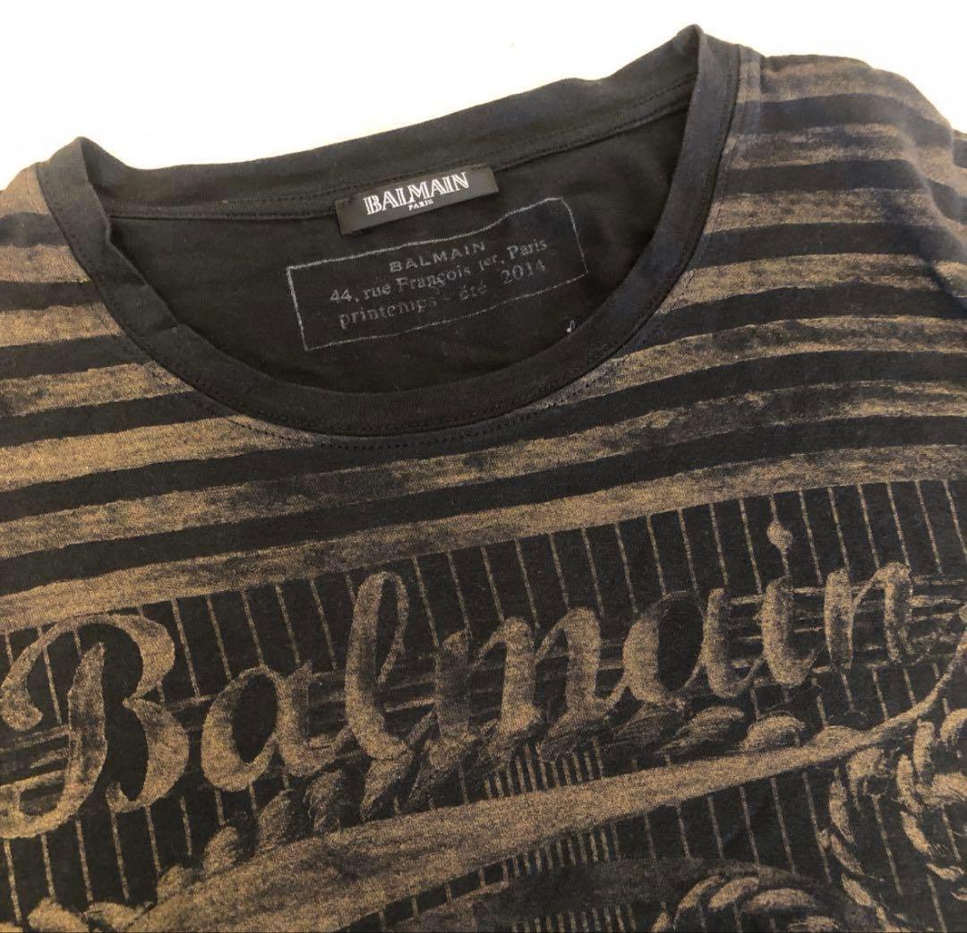 バルマン　Balmain ライオングラフィック Tシャツ ブラック