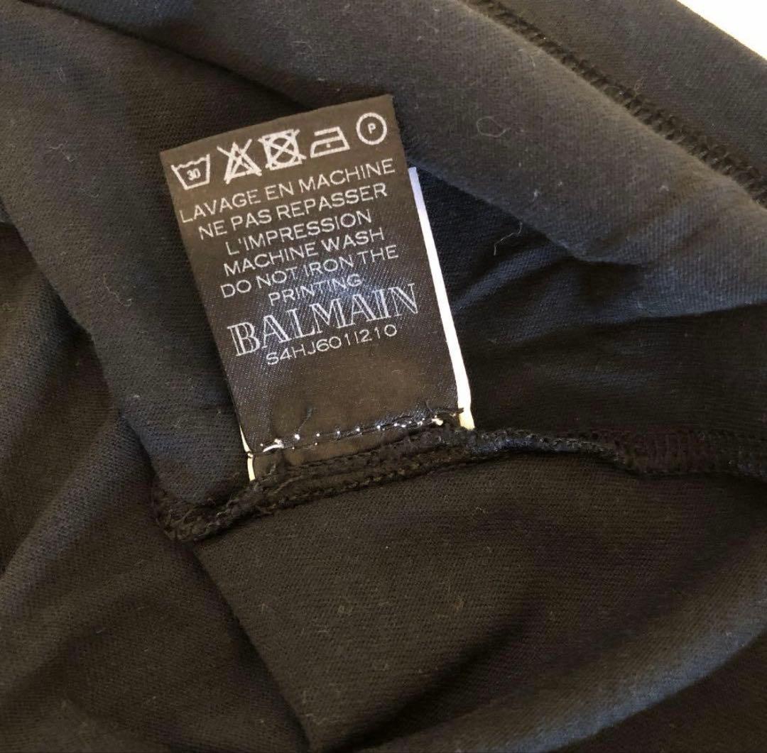 バルマン　Balmain ライオングラフィック Tシャツ ブラック