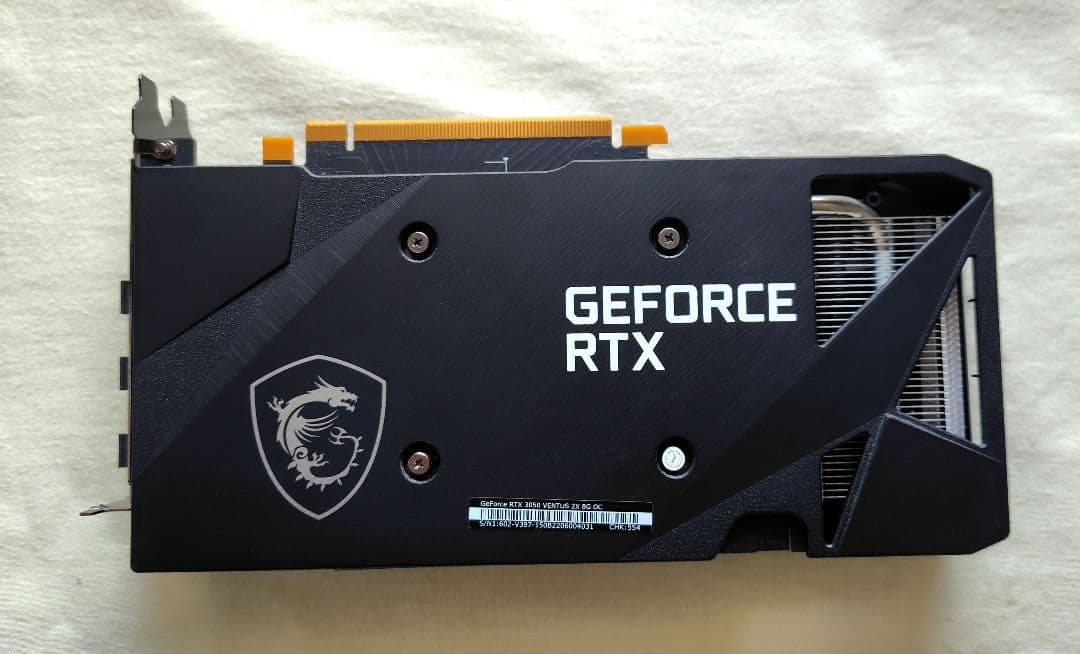 グラフィックボード・グラボ・ビデオカード MSI GeForce RTX 3050 VENTUS 2X 8G OC