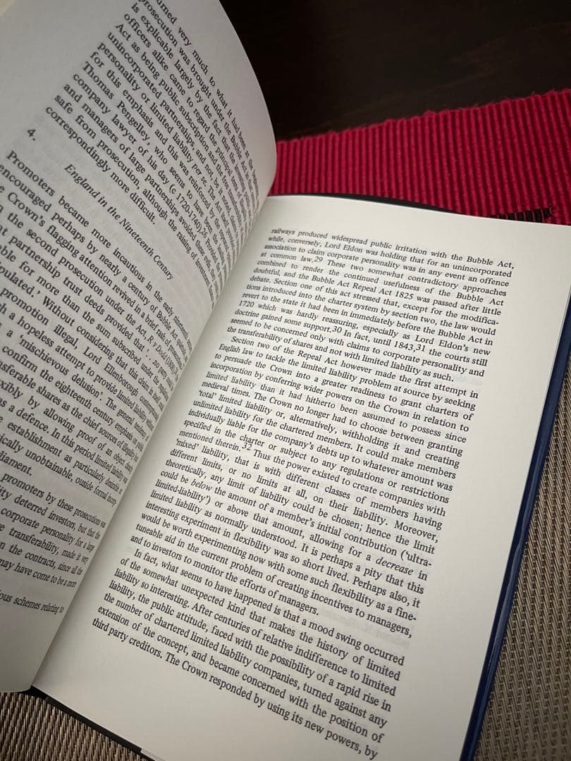 希少　LIMITED LIABILITY and THE CORPORATION