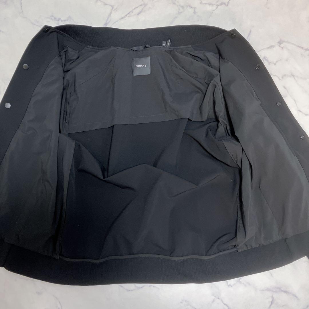 Theory ストレッチ ブルゾン ブラック XL ナイロン ジャケット