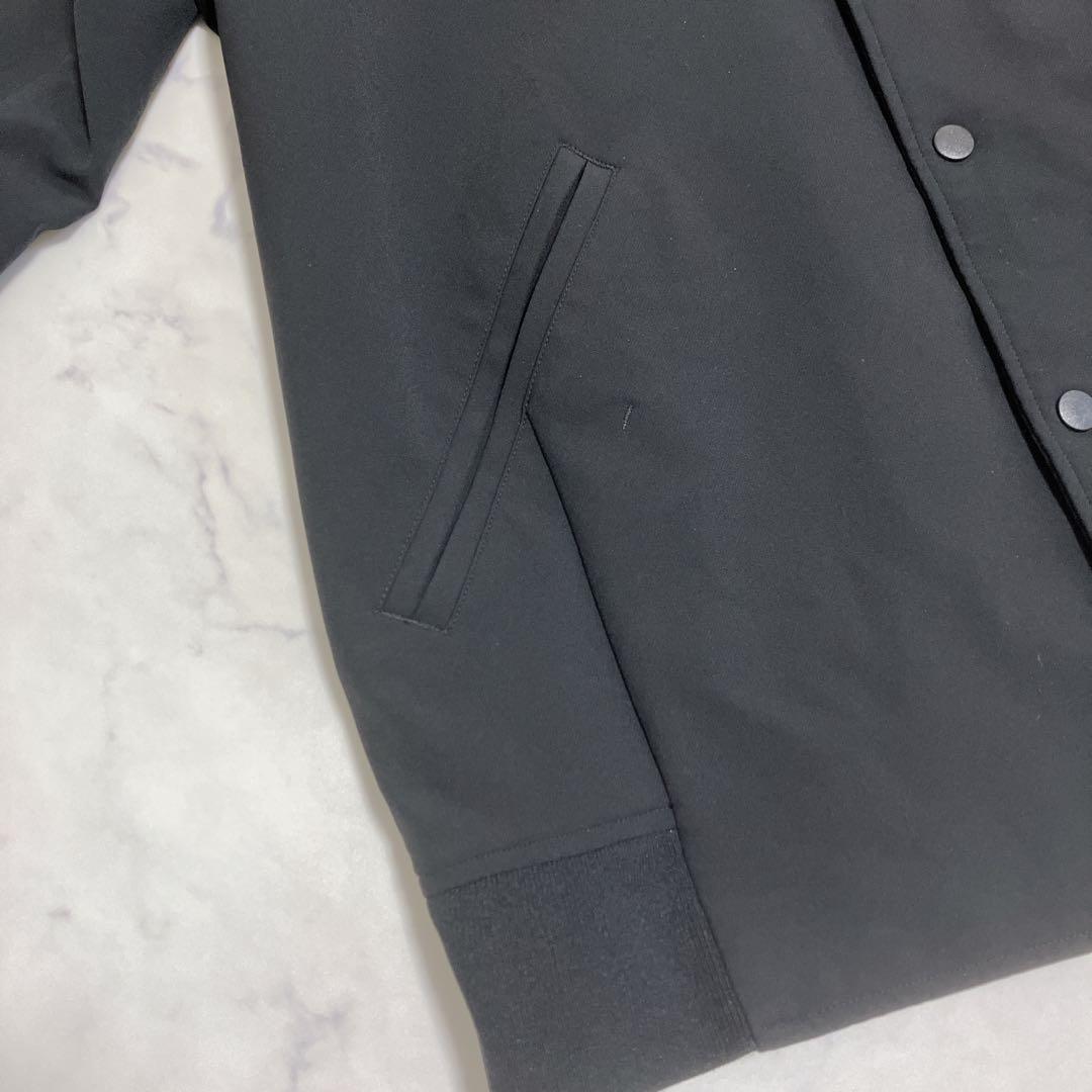 Theory ストレッチ ブルゾン ブラック XL ナイロン ジャケット