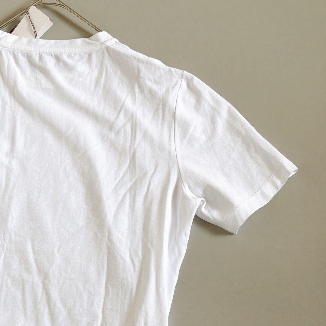 近年モデル タグ付き HERMÈS エルメス Tシャツ ホワイト Mサイズ