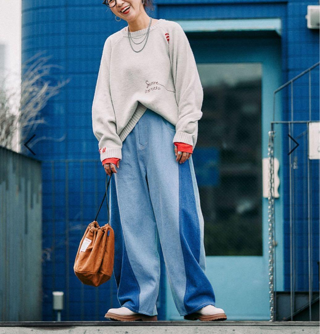 新品niko and…［be with M］ Misayo デニムパンツ