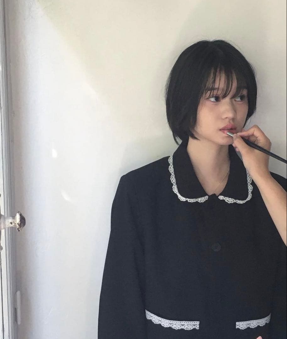 Smyeon Compact lace jaketレース付きコンパクトジャケット