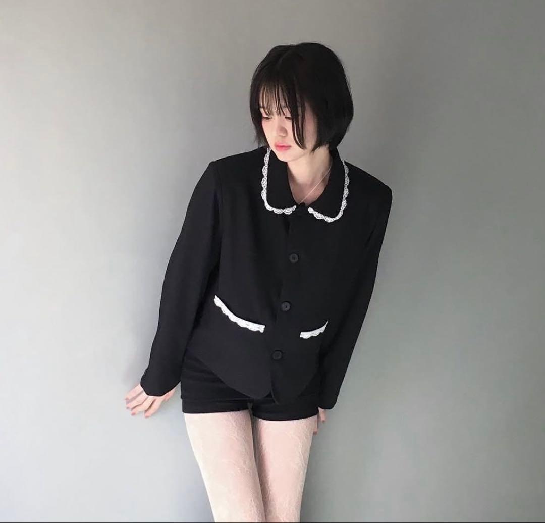 Smyeon Compact lace jaketレース付きコンパクトジャケット