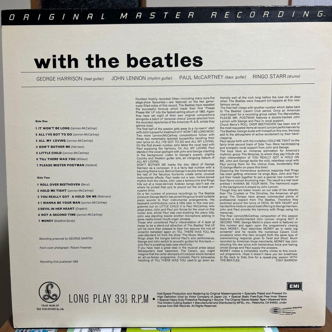 Beatles ／with ／MFSLアナログ盤／超希少盤／ビートルズ