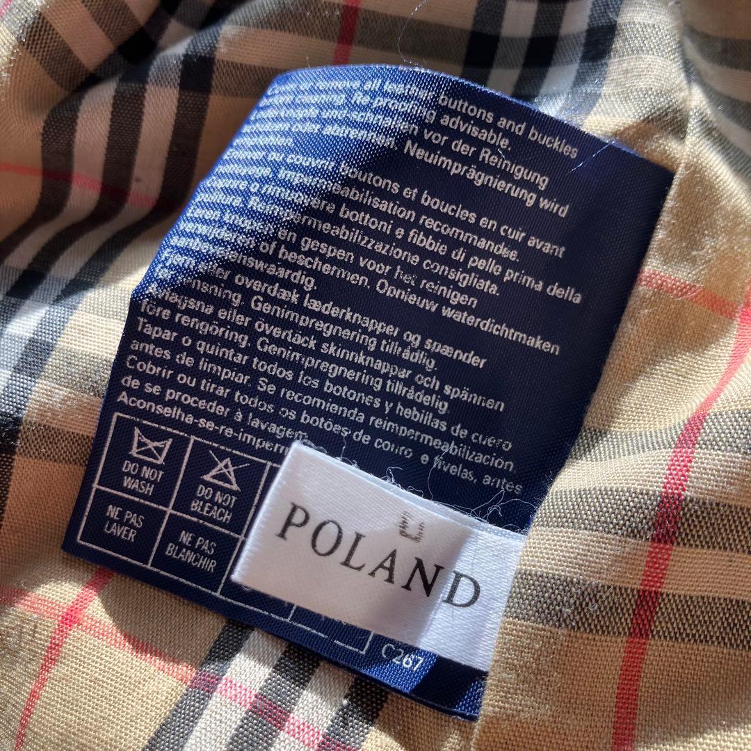 青*ク様 BURBERRY 90s スイングトップ ポーランド製 ノバチェック裏