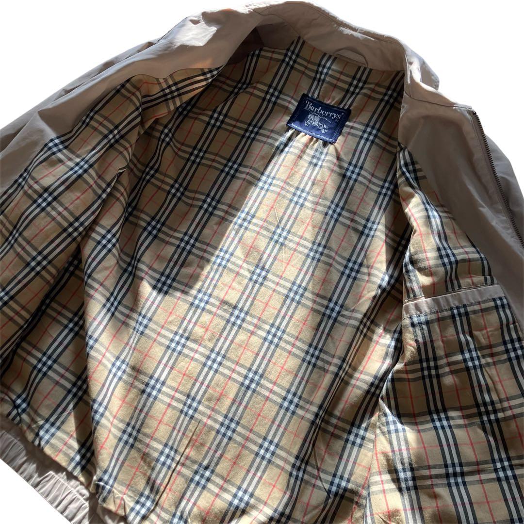 青*ク様 BURBERRY 90s スイングトップ ポーランド製 ノバチェック裏