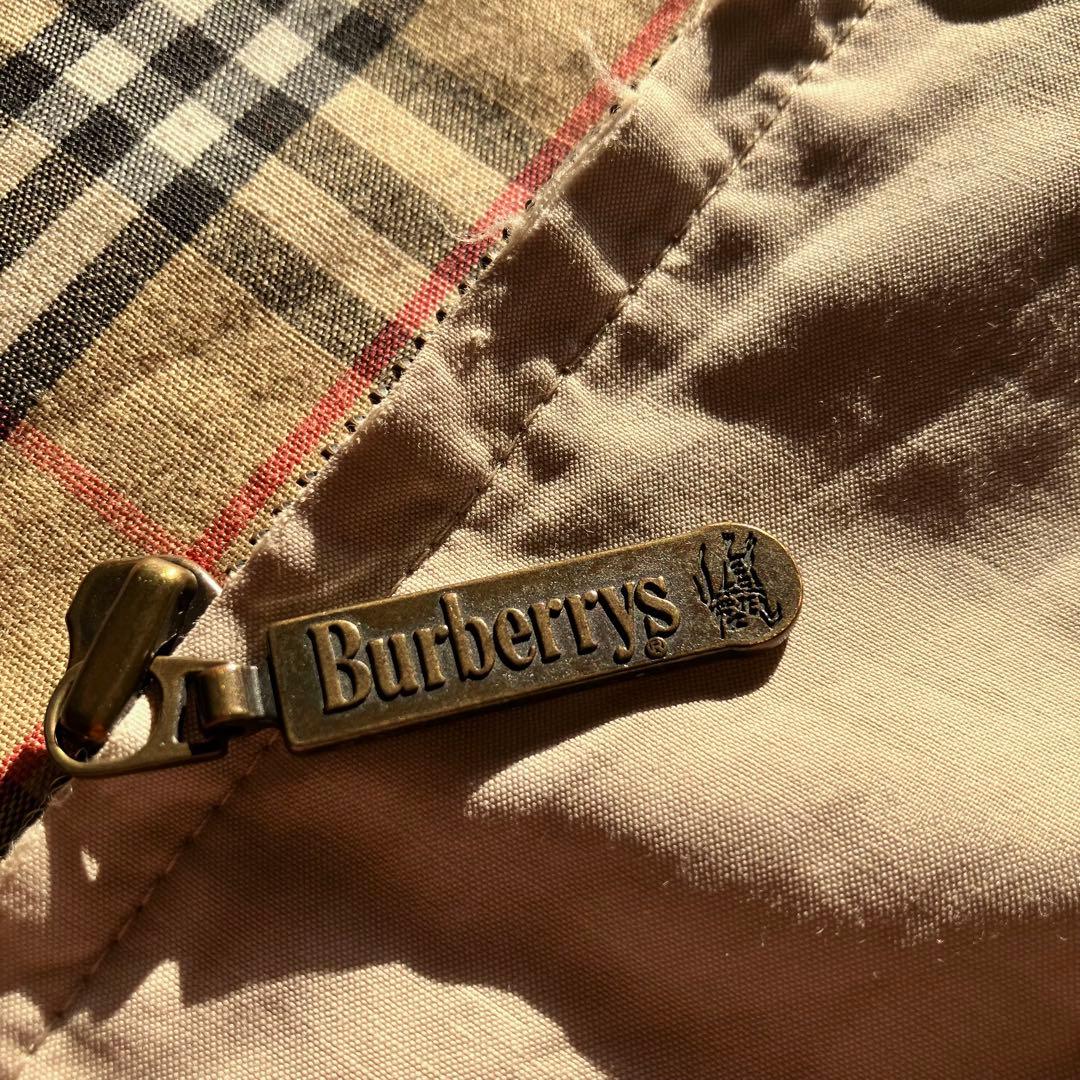 青*ク様 BURBERRY 90s スイングトップ ポーランド製 ノバチェック裏