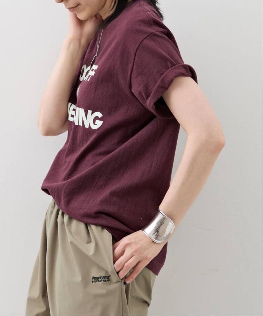 【AMERICANA/アメリカーナ】 Graphic T-shirt