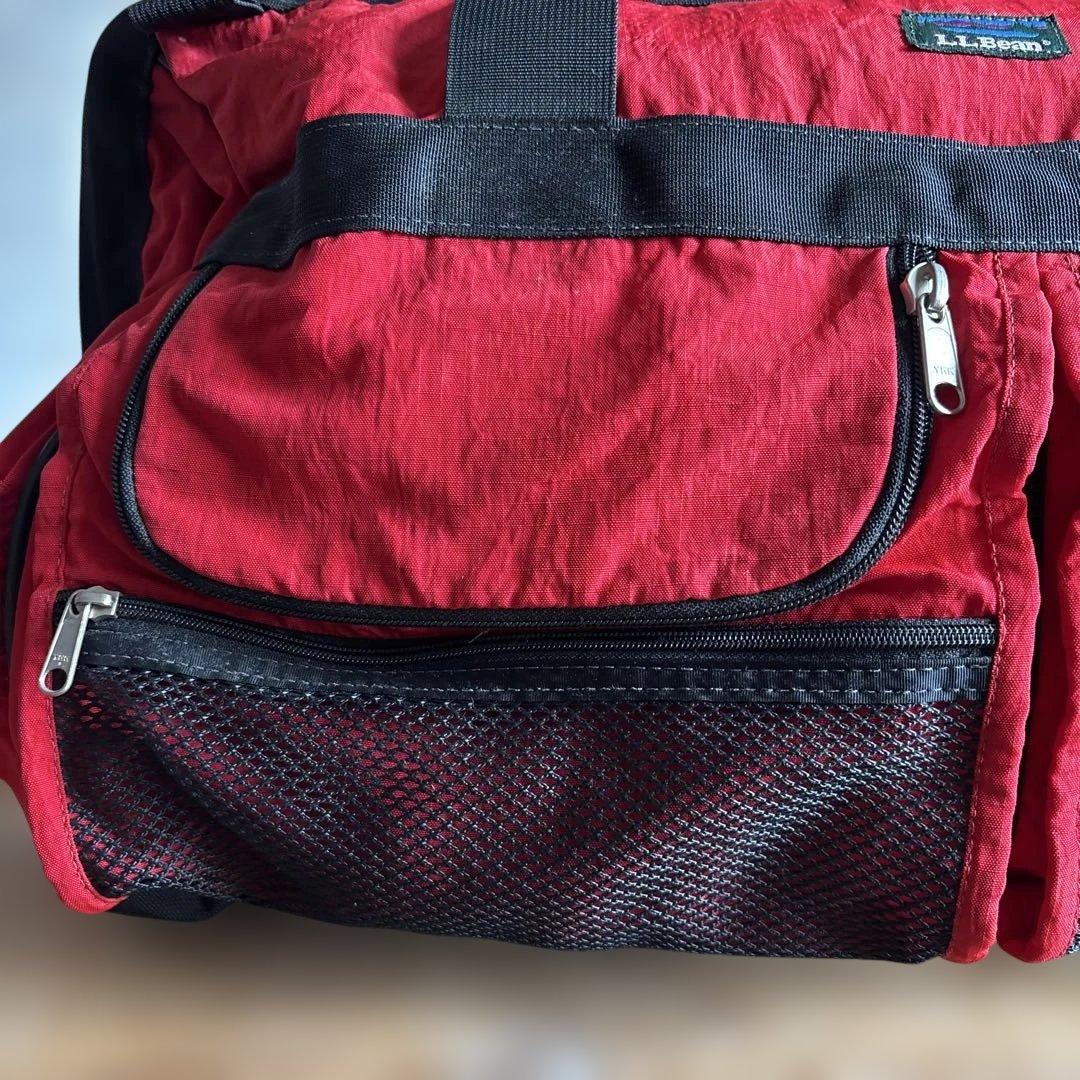 LLBean ボストンバッグ レッド