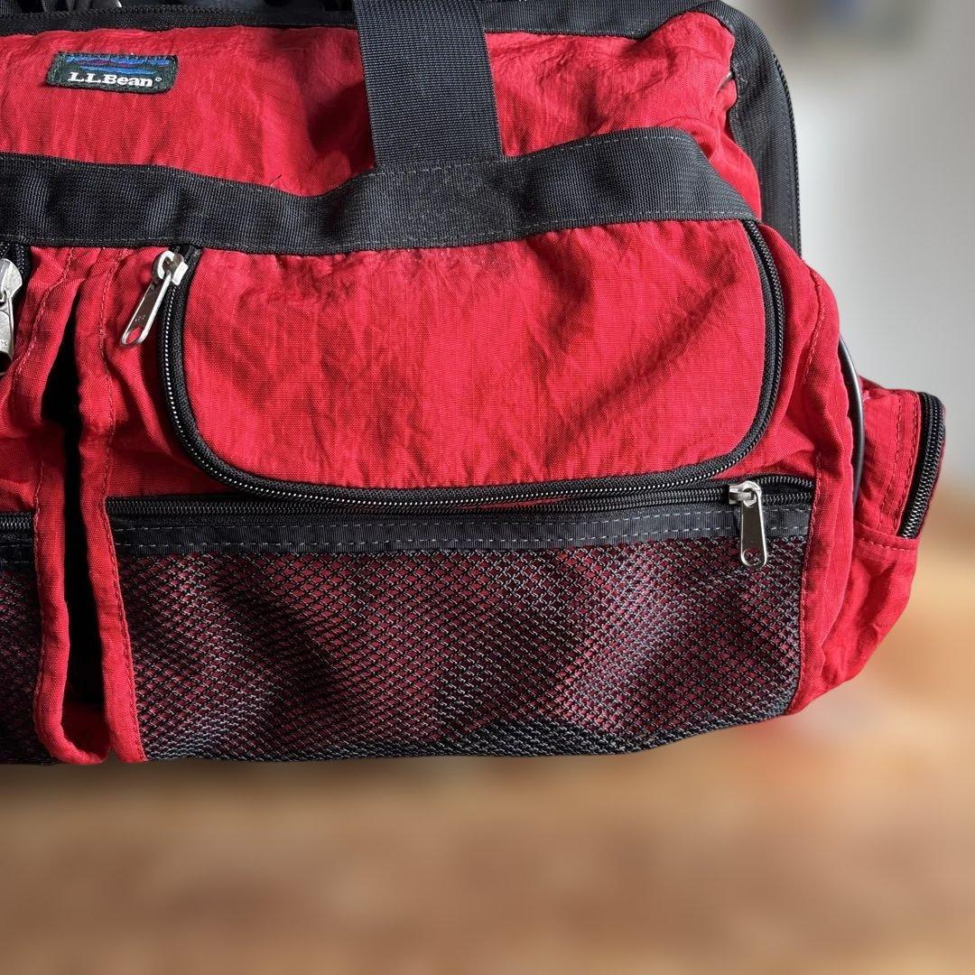 LLBean ボストンバッグ レッド