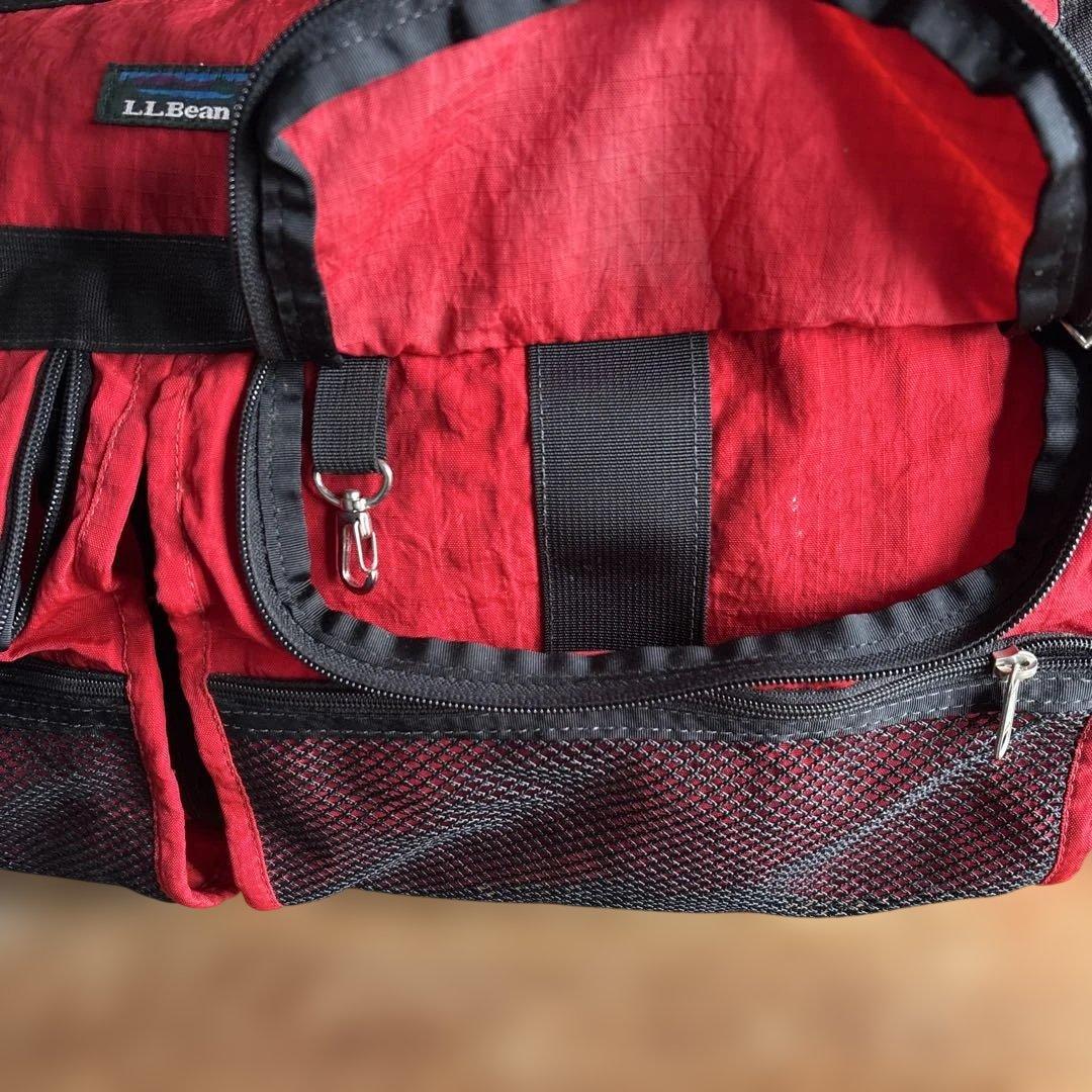 LLBean ボストンバッグ レッド