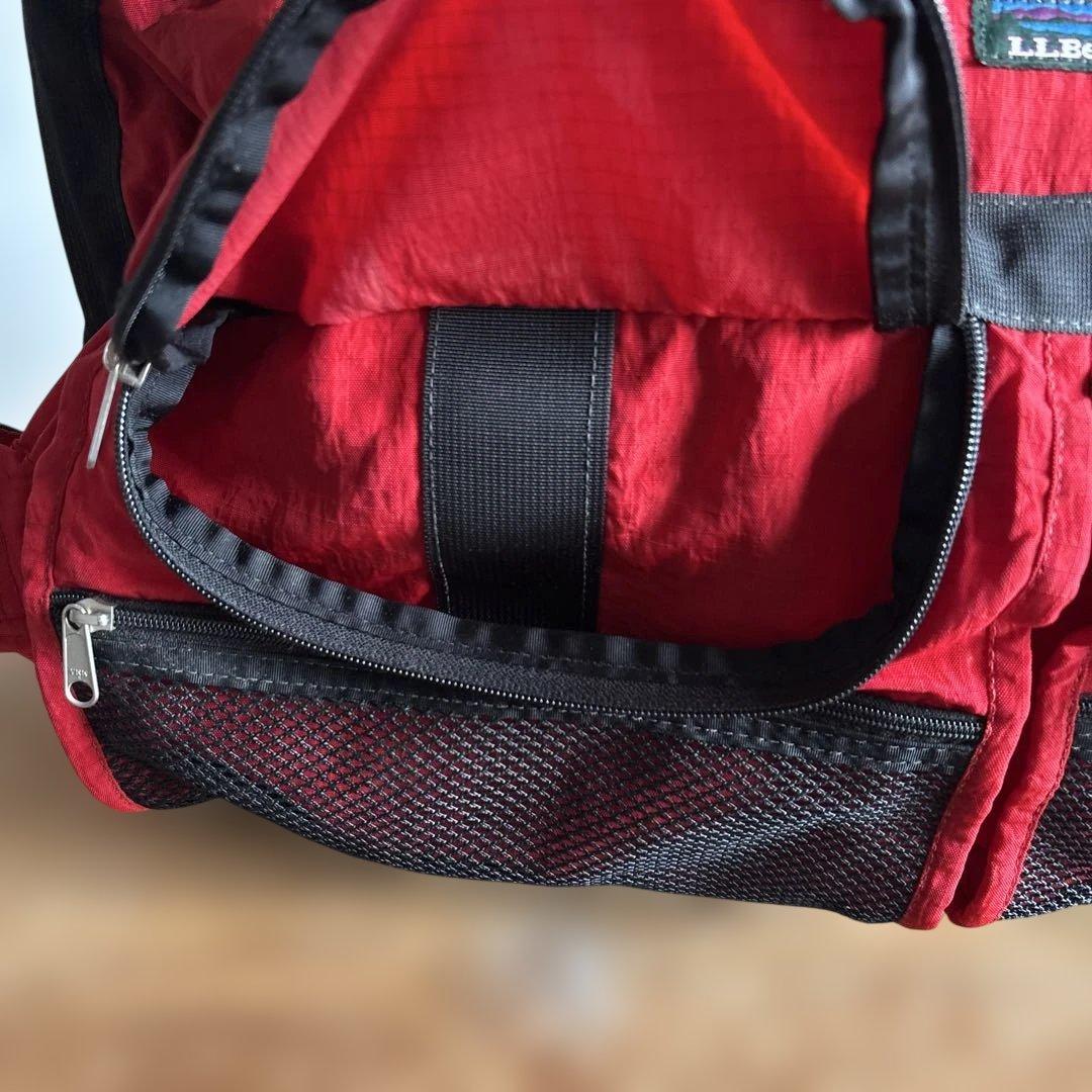 LLBean ボストンバッグ レッド