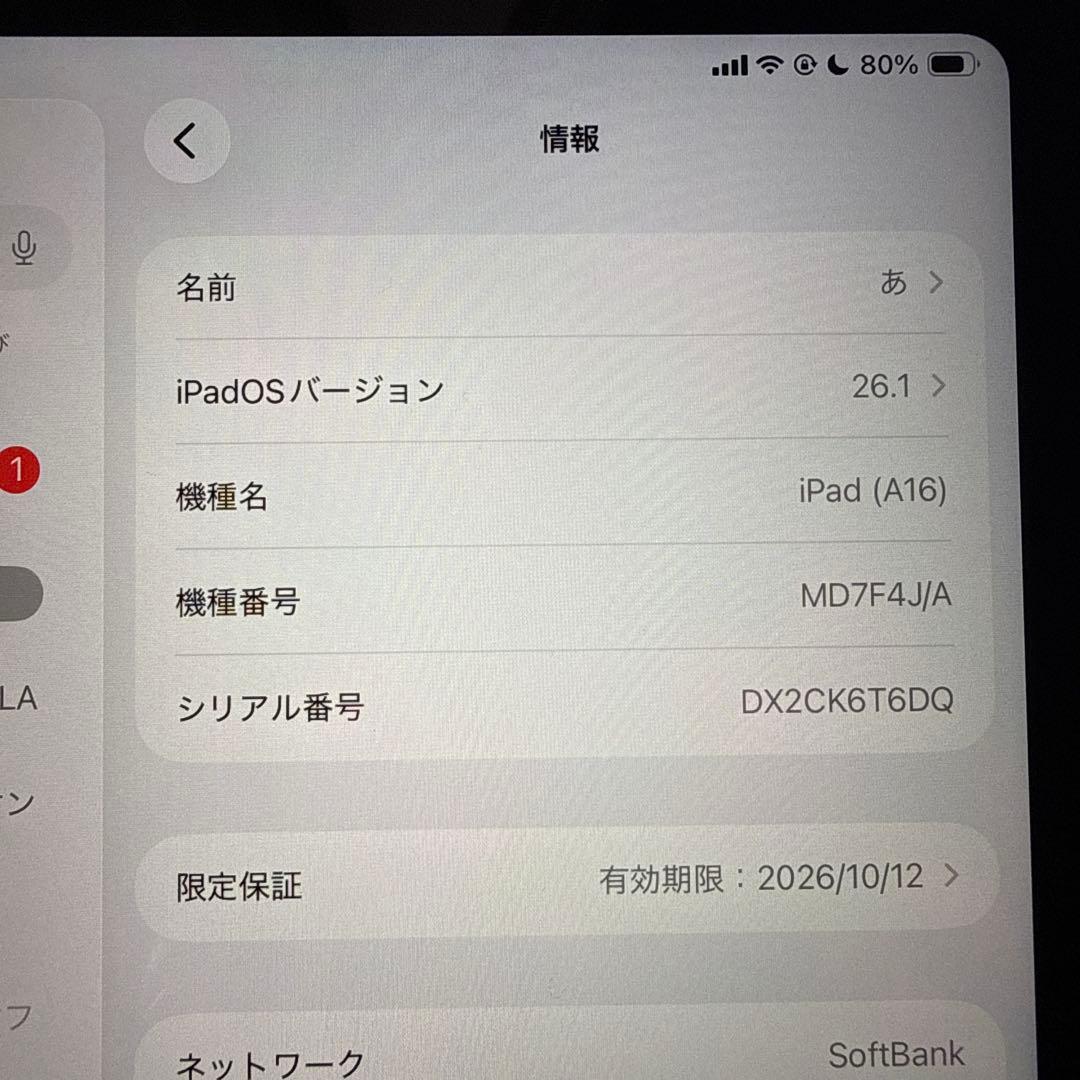 iPad （A16） Wi-Fi+Cellular