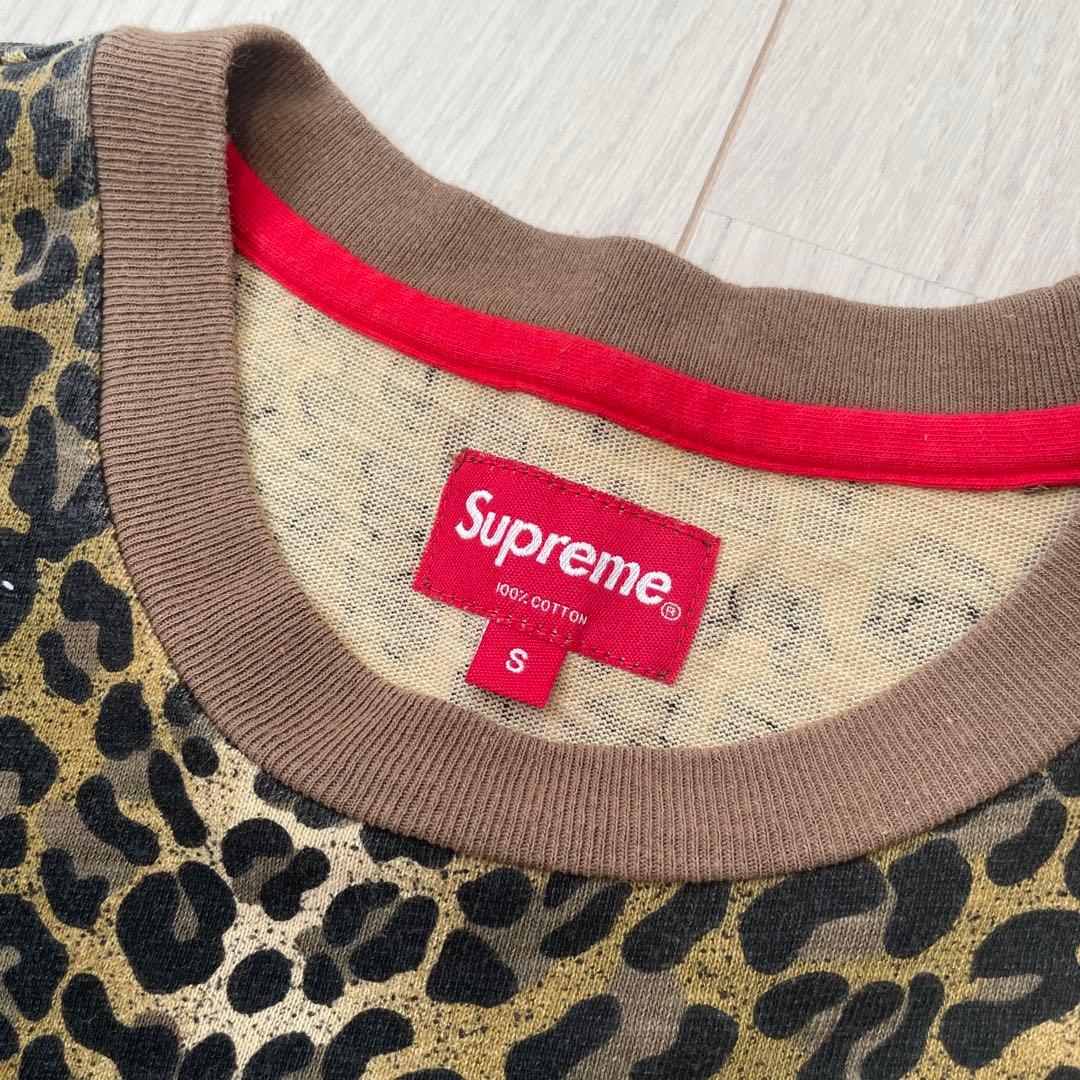 Supreme シュプリーム メンズ レオパード ポケットTシャツ S