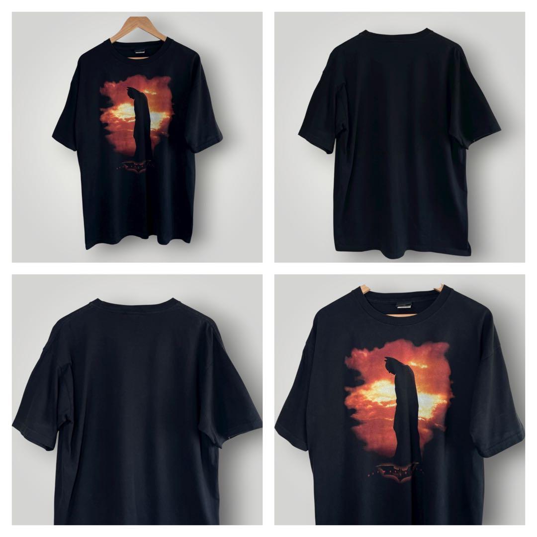 希少Y2K 00s バットマンビギンズ 映画Tシャツ USAムービーTシャツ製