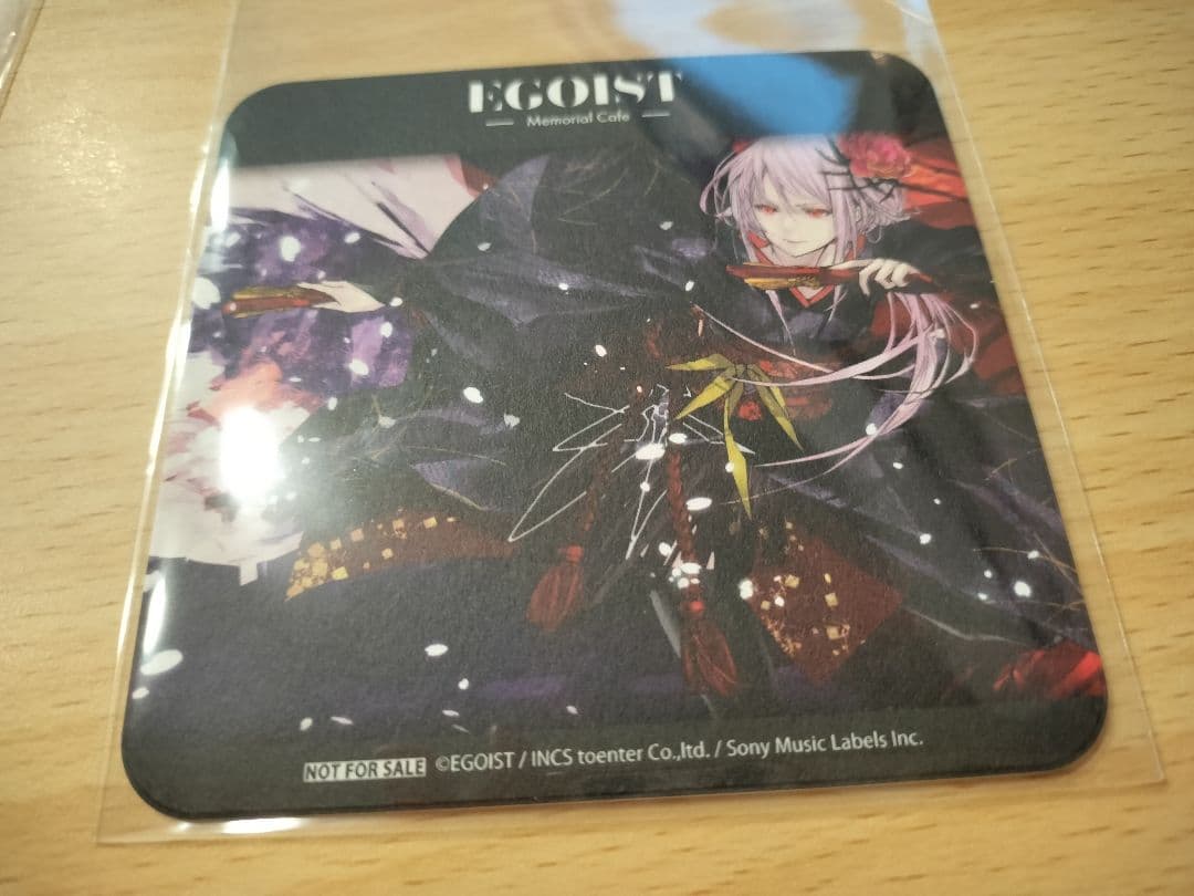 EGOIST　エゴイスト　コラボカフェ　トレカ　アクリルチャーム　コースター
