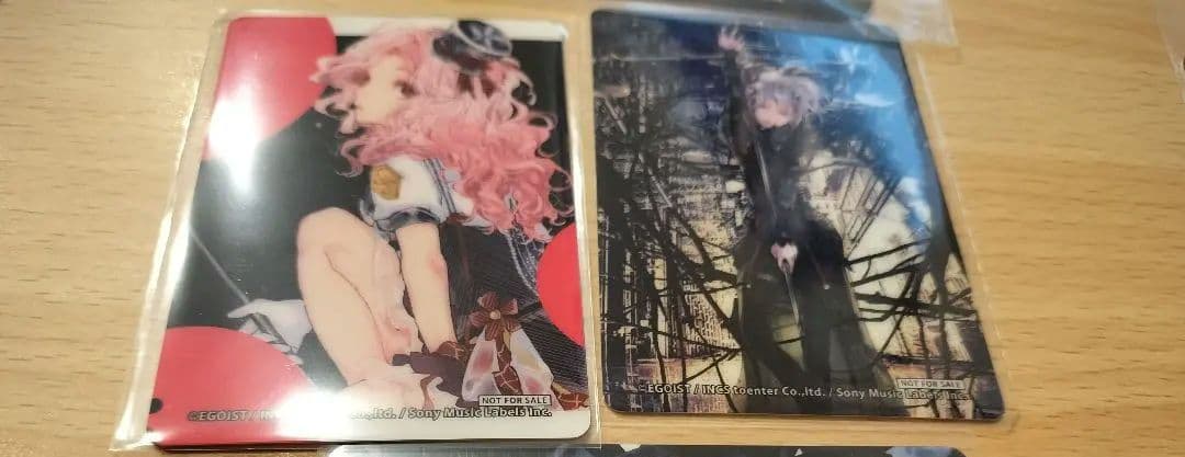 EGOIST　エゴイスト　コラボカフェ　トレカ　アクリルチャーム　コースター