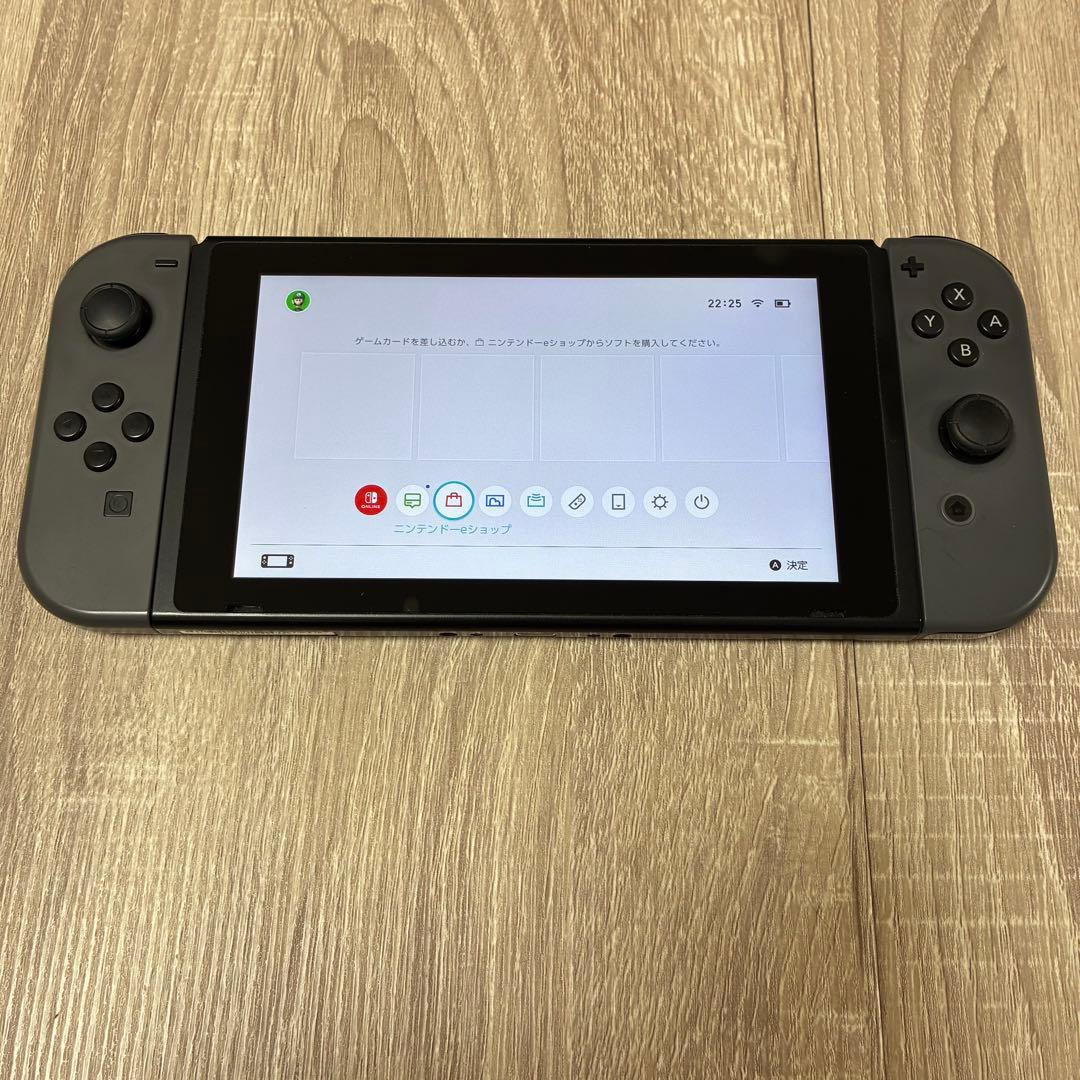 【画面美品】Nintendo Switch グレー 本体セット（未対策機）