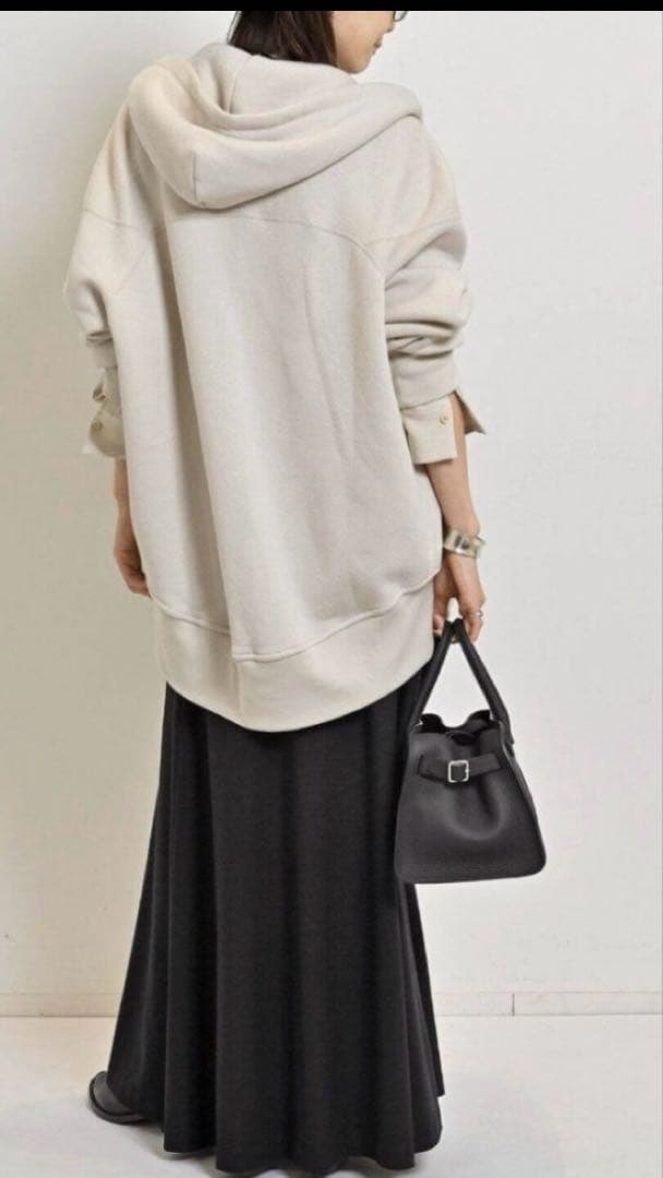 L'Appartement　WOOL FLARE SKIRT ブラック