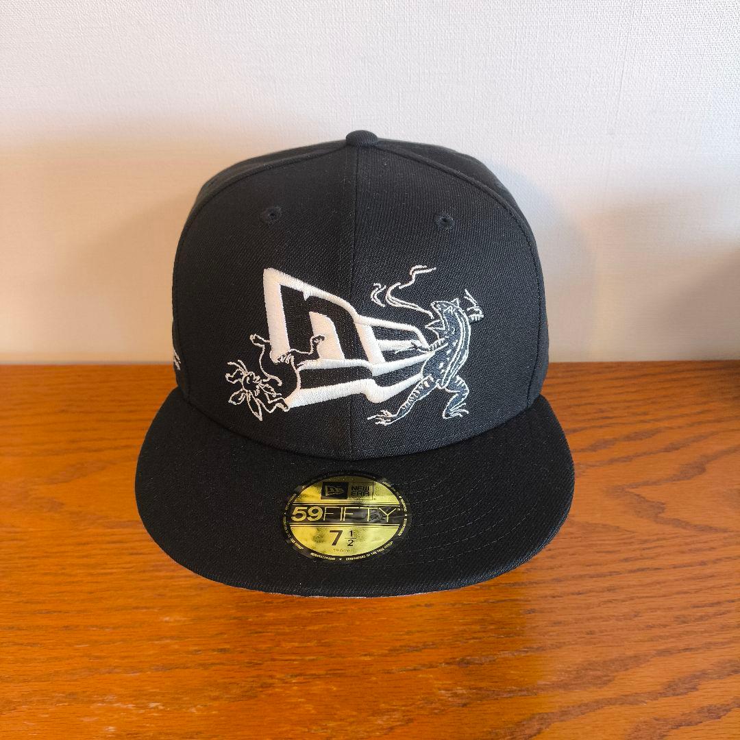 teru　NEW ERA　59FIFTY　鳥獣戯画　高山寺　黒　7 1/2