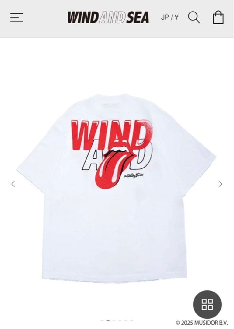 抽選販売商品！The Rolling Stones x WDS S/S Tee