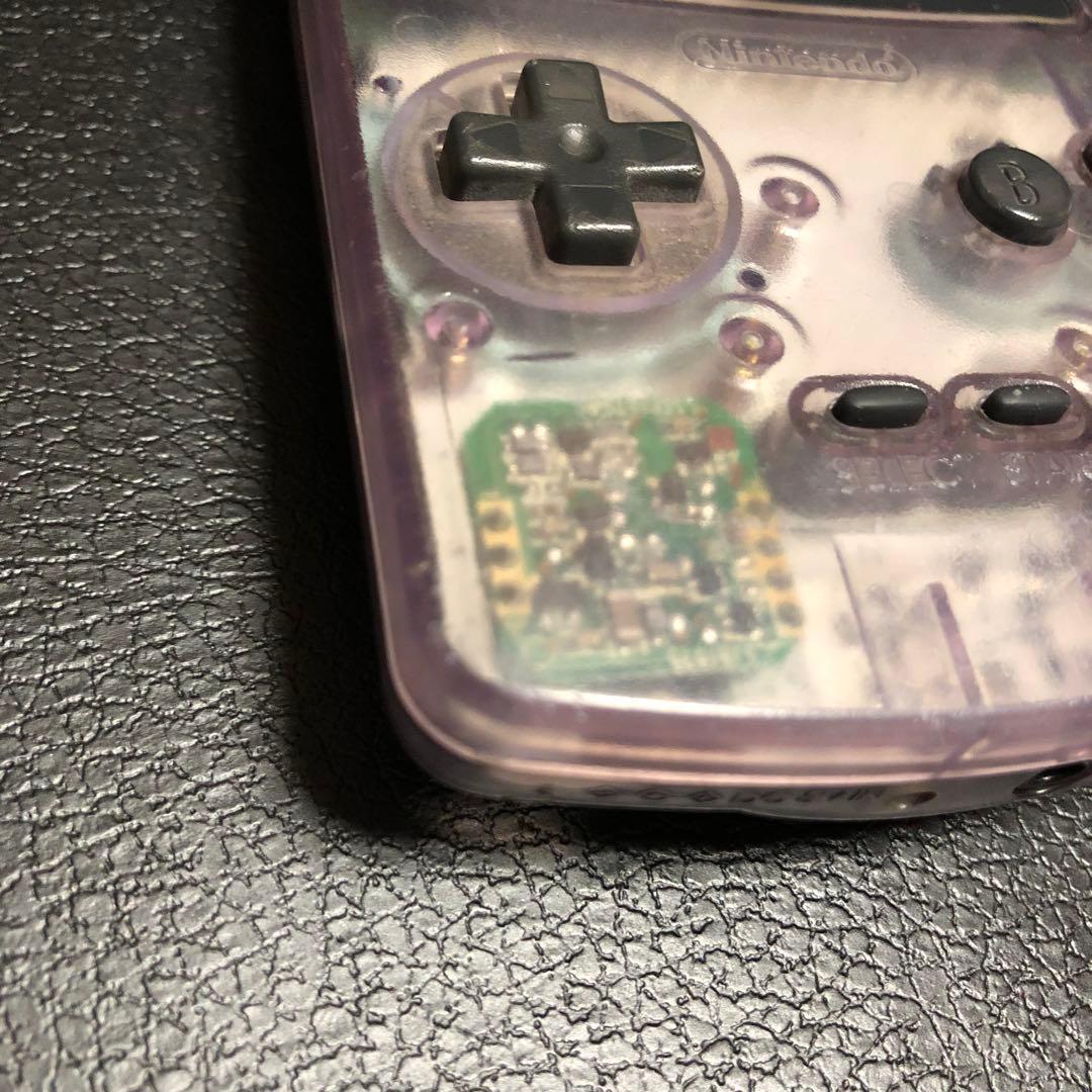 ゲームボーイカラー　本体　クリアパープル　任天堂