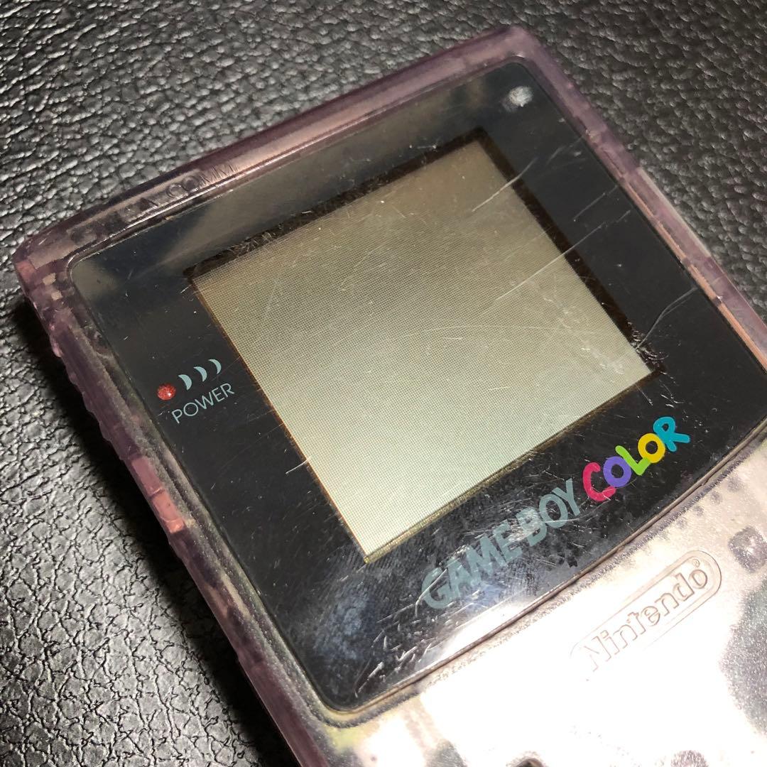 ゲームボーイカラー　本体　クリアパープル　任天堂