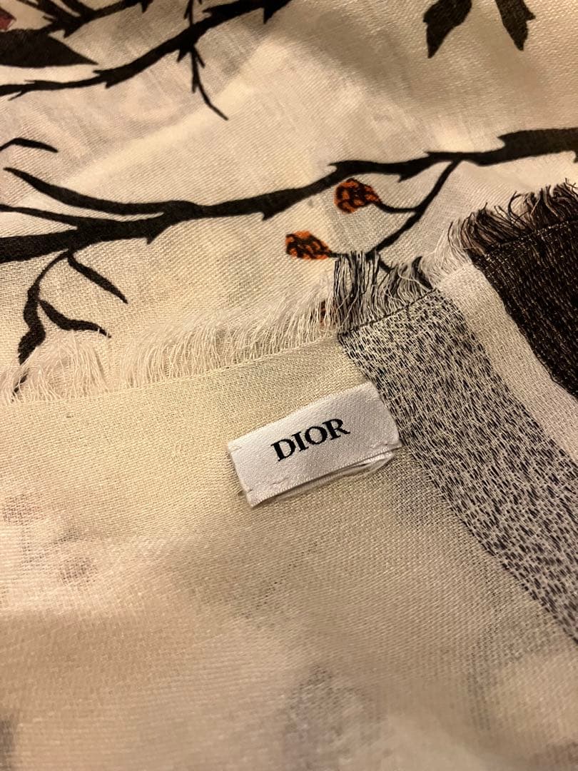 【正規品/希少/箱付】Dior 完売品 ボタニカル 大判ショール