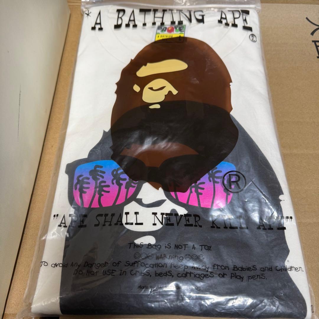 新品 Undefeated A Bathing Ape Tee L