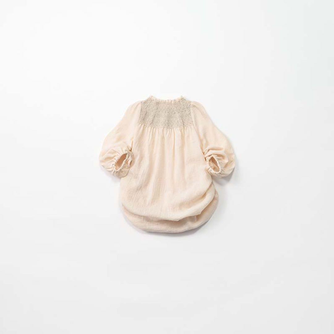 【美品】MARLMARL ワンピース 70〜90 shirring pink