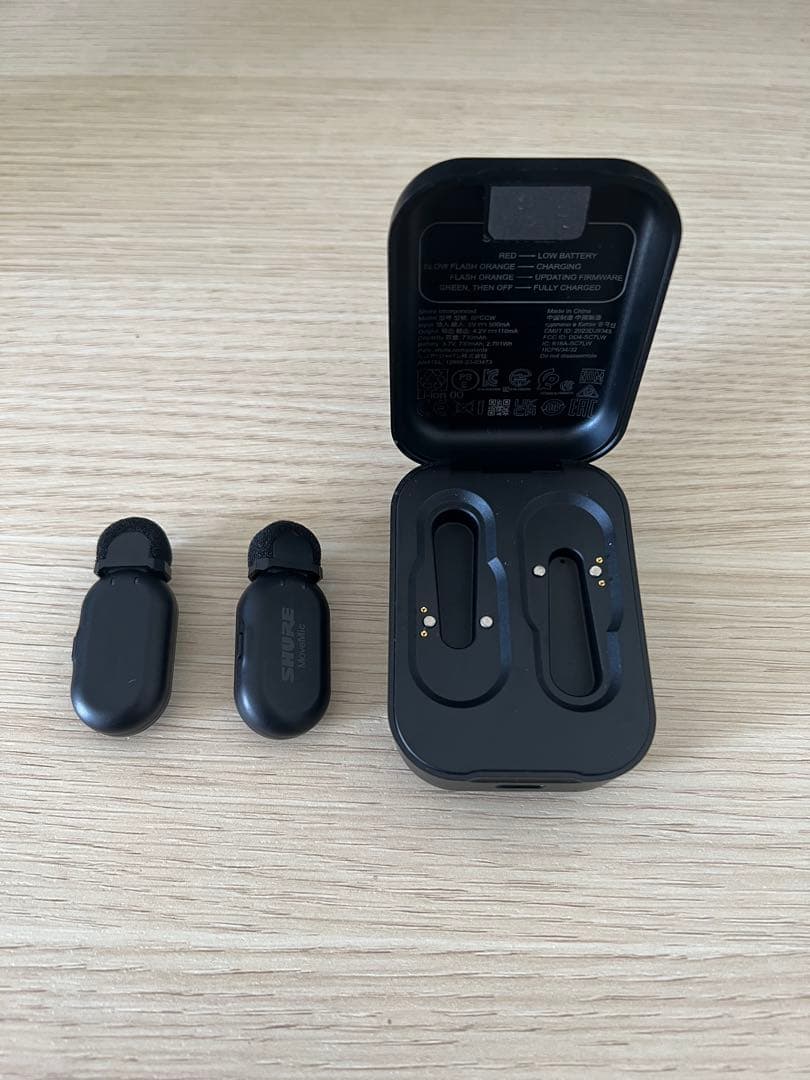 SHURE MoveMic Two（マイク2本＋充電ケース）